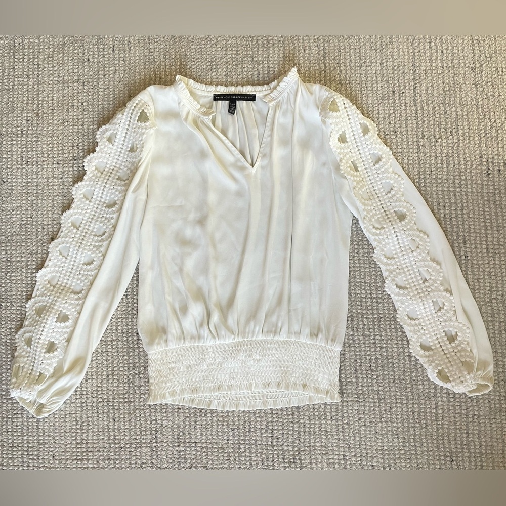 White House Black Market Lace Long Sleeve - Picture 4 of 10